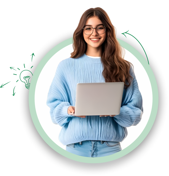 Student learning online at Aptus Academy